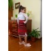 Embroidered Skirt+Underskirt+Belt for little girl "Light of Carpathians"